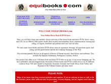 Tablet Screenshot of equibooks.com